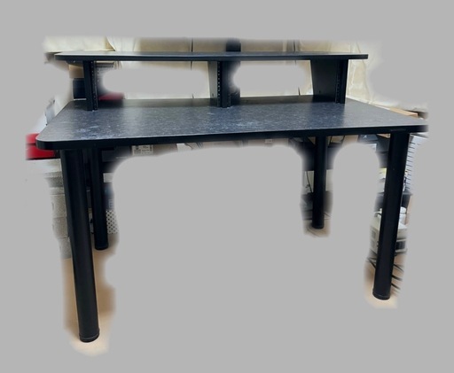 「業務用スタジオデスク MDV-DSK：機材ラック付き」