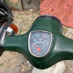 🌺人気車種のスーパーカブです、AA01-1392783🟢緑メーター60686kmの画像