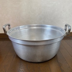 業務用。アルミ製「大鍋」2個セットの画像