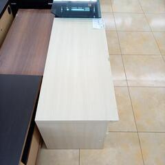 リユースのサカイ太田店★ジモティ割あり★  TV台 ベージュ H45×D44×W100 クリーニング済み OJ10455の画像