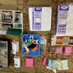 ②【大掃除】①ノビータ・ポケットファイルα　②文房具　いろいろの画像