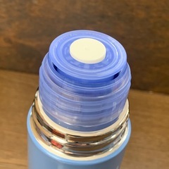 美原店 美品 ラフィーヌ ステンレス スリムボトル LA-2 350ml ブルー　ケース付きの画像