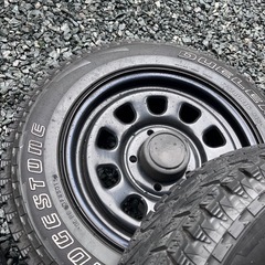 ジムニーに　デイトナホイール、タイヤセット16インチの画像