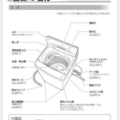 洗濯機 haier JW-XP2C55Fの画像