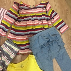 8点　6〜12ヶ月　女の子　子供服の画像