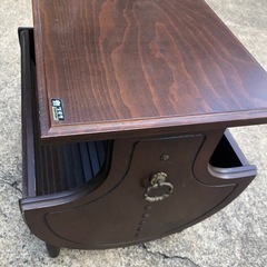 カリモク製マガジンラック　ヴィンテージ品の画像