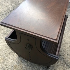 カリモク製マガジンラック　ヴィンテージ品の画像