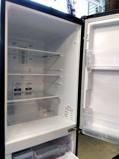 冷蔵庫 146L 2020年製 MITSUBISHI 三菱 MR-P15E-B1 ブラック 2ドア