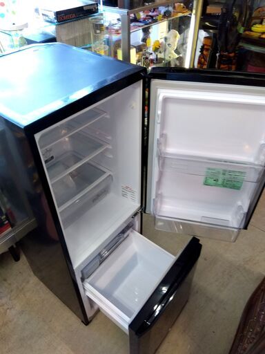 三菱 MITSUBISHI 冷蔵庫 MR-P15E-B1 146L 2020年製 ブラック