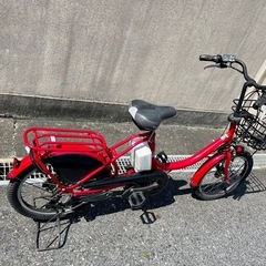 【整備済み・良品】大型バッテリーYAMAHA PAS Babby チャイルドシート対応車電動アシスト自転車の画像