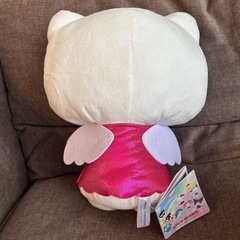 キティ サンリオ ぬいぐるみ 羽ドレスの画像