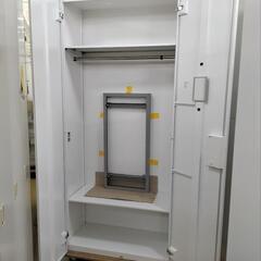●ITOKI イトーキ 両開き書庫 ワードロープ型 H1-M2190HWS-W9 高さ213cm オフィスキャビネット 両開き扉タイプ ロッカー　オフィス家具 会社 事務所 公民館 店舗の画像