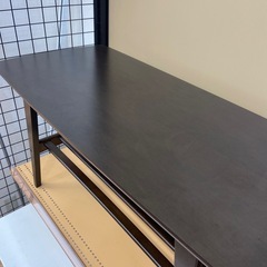 【来店いただける方限定】カリモク60   リビングテーブル ブラウン【トレファク摂津店】の画像
