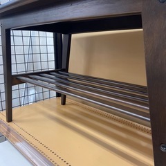 【来店いただける方限定】カリモク60   リビングテーブル ブラウン【トレファク摂津店】の画像