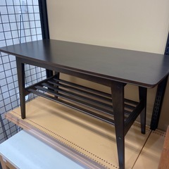 【来店いただける方限定】カリモク60   リビングテーブル ブラウン【トレファク摂津店】の画像