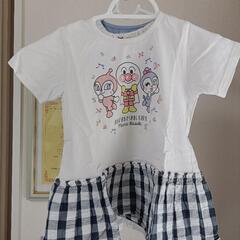 女の子ワンピース 上品＆おしゃれに着映えるワンピ　フォーマルに　アンパンマンＴ付の画像