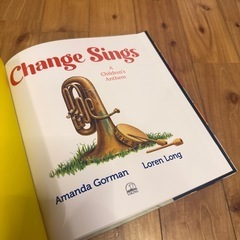 【洋書絵本】Change Sings: A Children's Anthemの画像