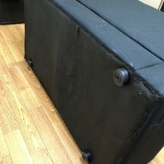 2人がけソファー（黒）の画像
