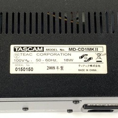 TASCAM MD-CD1MKⅡ タスカム MD-CD1MK2 ②の画像