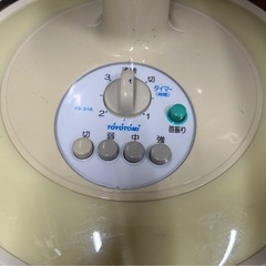 【現状品】　扇風機　トヨトミ　2008年製の画像