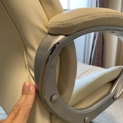 ワークチェア（アイボリー）の画像