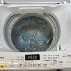 ★キャンペーン★　ID:607798　全自動洗濯機８ｋ（インバーター）　ハイセンス　２０２０年製の画像
