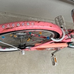 女の子用自転車20インチの画像