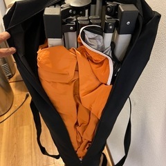 fieldoor ワンタッチタープテント オレンジ3m✖️3mの画像