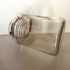 ビンテージ ガラス製保存瓶　 の画像