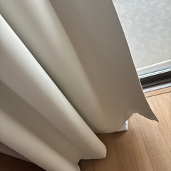 【決まりました】ホワイトカーテンとレースカーテンのセットの画像