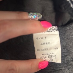 半袖ボーダーTシャツ　フリーサイズの画像
