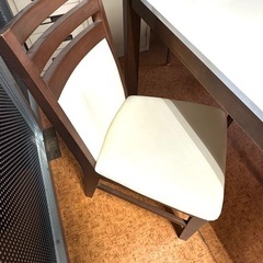 白　ダイニングテーブル　打ち合わせ用にも。の画像