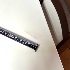 白　ダイニングテーブル　打ち合わせ用にも。の画像