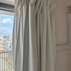 【決まりました】ホワイトカーテンとレースカーテンのセットの画像