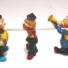 ◆人形 ピエロ 3点セット 中古品の画像