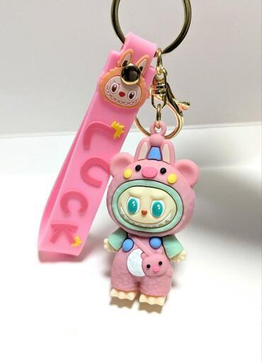 ラブブピンクキーホルダー (くま) 野町のおもちゃの中古あげます