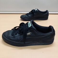PUMA（プーマ）バスケットクラシック スニーカー（ブラック）23.5の画像