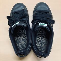 PUMA（プーマ）バスケットクラシック スニーカー（ブラック）23.5の画像