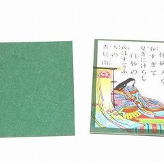 ◆小倉百人一首 解説書付 練習用 ゲーム 中古品の画像