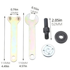 新品電動アングルグラインダー　10mmテーパーシャンクアダプタートルプレートホルダーの画像