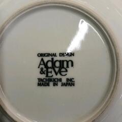 0809-213 たち吉Adam＆Eve18cmサラダボウル2枚セットの画像
