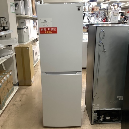 2ドア冷蔵庫　SHARP