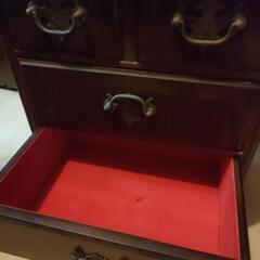 無料　書道の道具を入れていた引き出し　レトロの画像