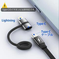 タイプc ライトニング変換アダプタの画像
