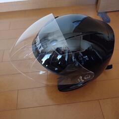 STRAX SJ-8 ジェットヘルメット ブラックの画像