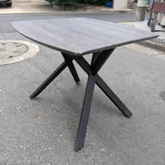 木製テーブル アイアン脚の画像