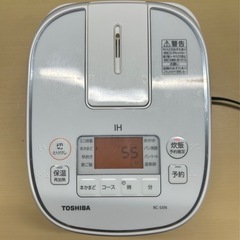 TOSHIBA  IHジャー炊飯器  2021年製　ホワイトの画像