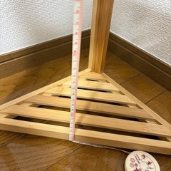 無印良品 竹製三角コーナーラックの画像