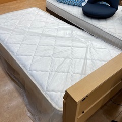 FRANCE   BED   シングルベッド　ナチュラルの画像