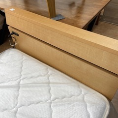 FRANCE   BED   シングルベッド　ナチュラルの画像
